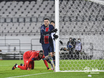 伊卡尔迪得分加分，在巴黎马赛超级杯上以2:1获胜