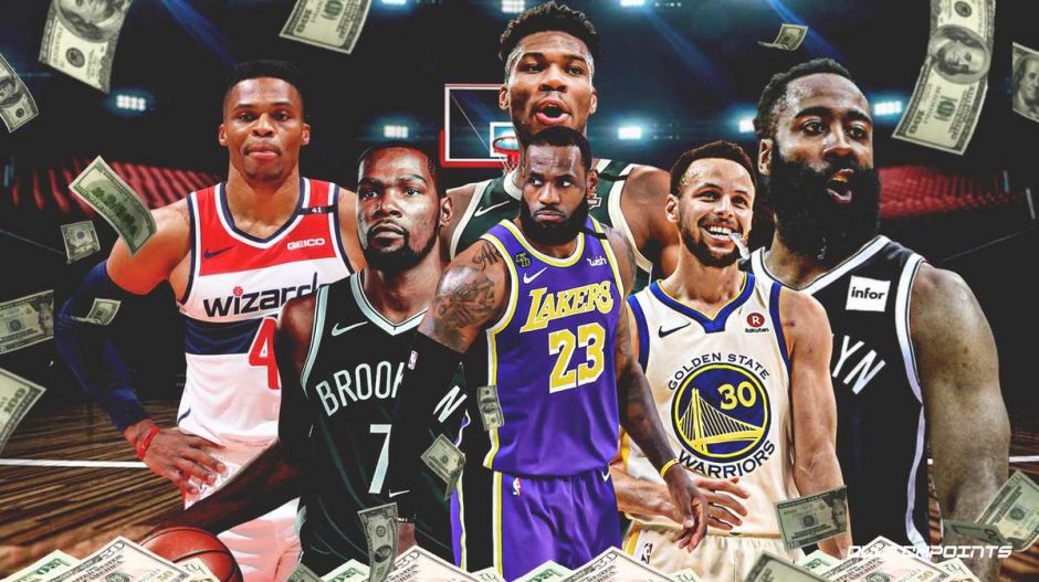 勒布朗·詹姆斯、斯蒂芬·库里和凯文·杜兰特是2021年NBA收入最高的球员