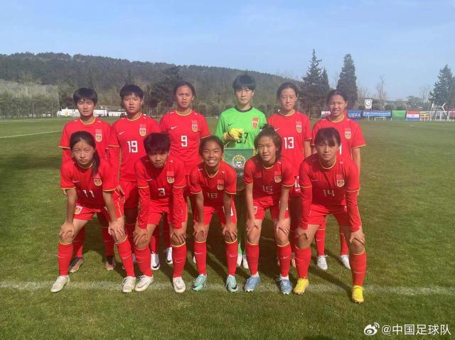 欧足联U16女足邀请赛：中国U15女足4-1乌干达队