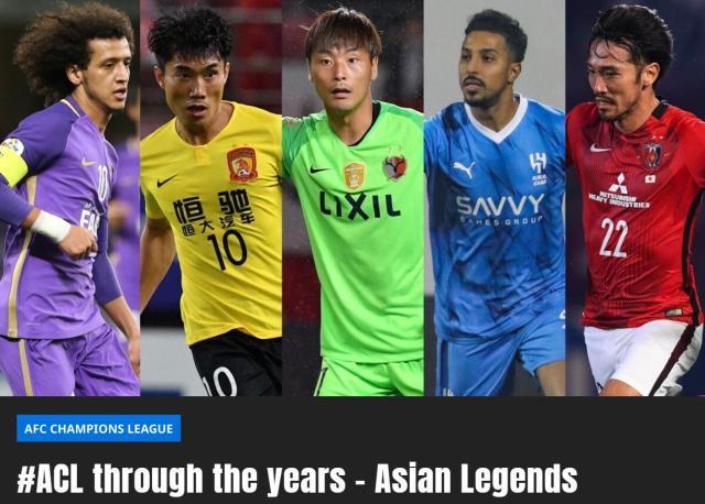 亚足联统计10名亚足联冠军联赛优秀球员：郑智、艾克森入选