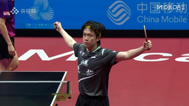 王楚钦：对阵樊振东是一个向下的球，期待向大满贯学习