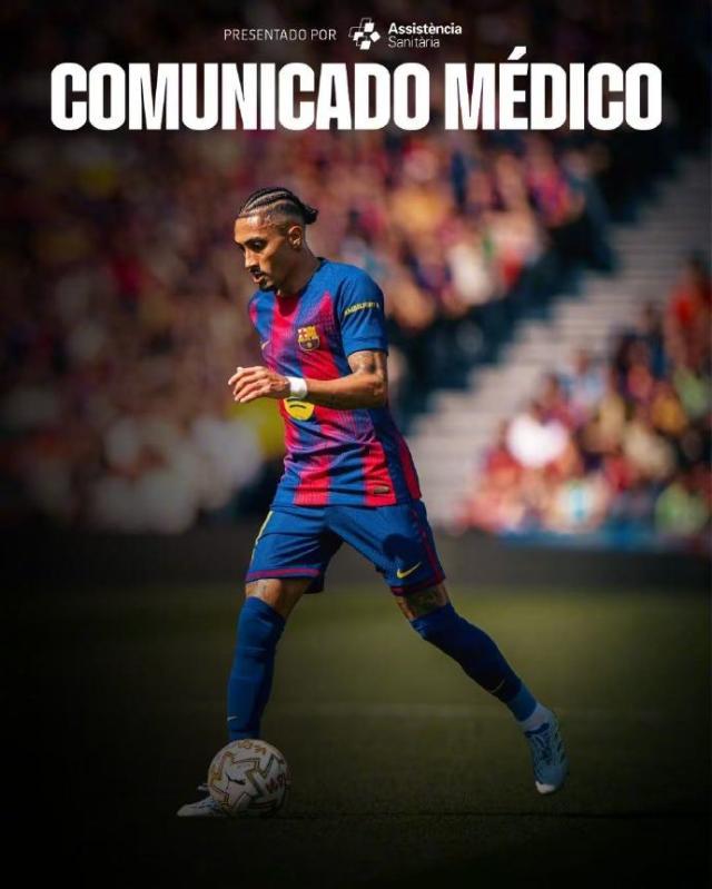 巴西伤害巴萨？拉菲尼亚因伤缺席了5周，错过了冠军联赛中的马德里竞技